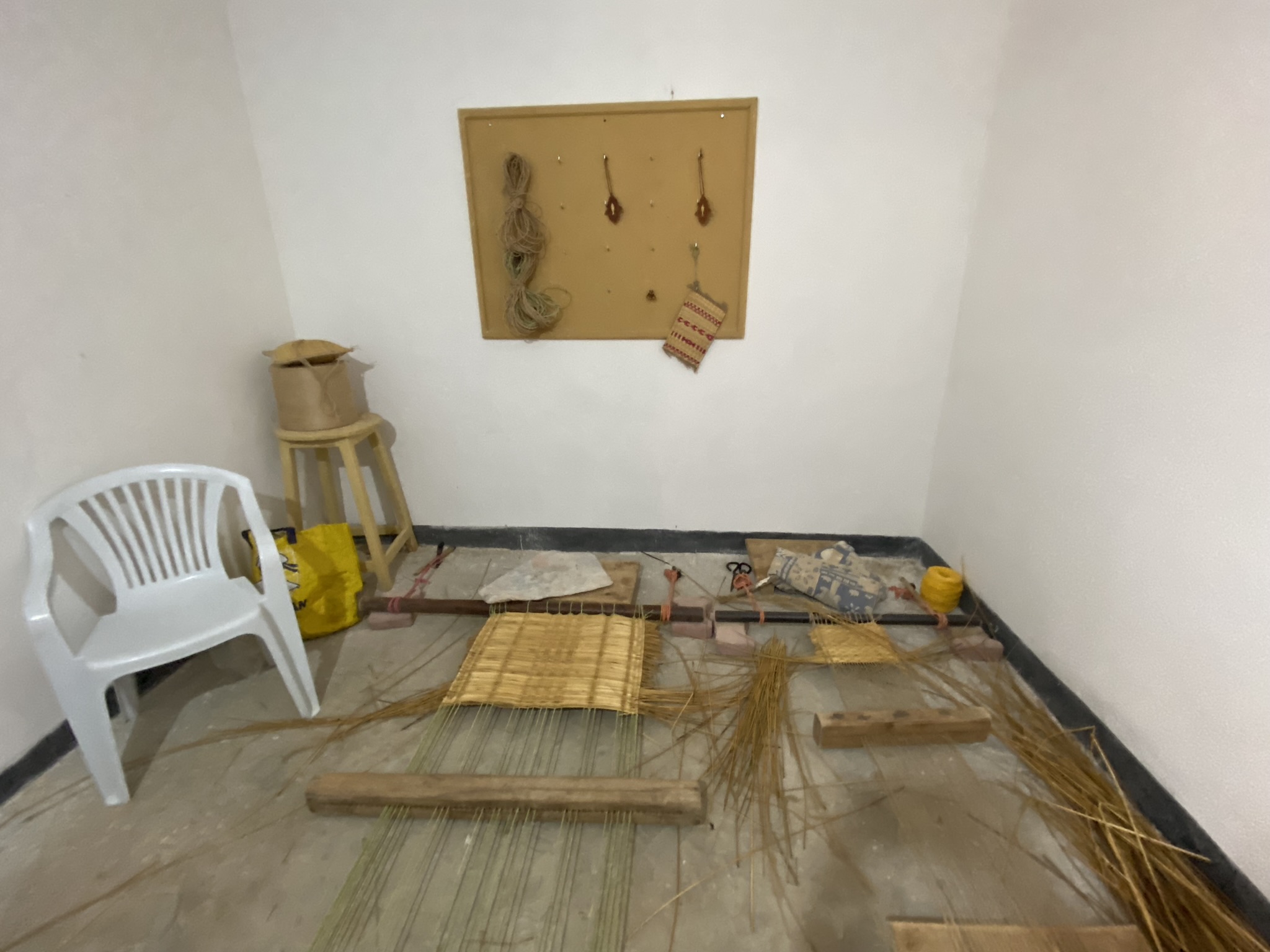 Mat weaving workshop